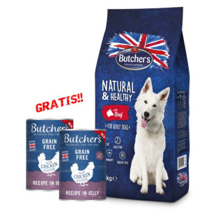 BUTCHER'S Skin&Coat Digestion Immune Beef (wołowina) 15kg + Original Recipe