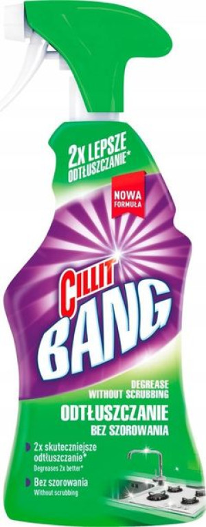 CILLIT BANG Power Cleaner Tłuszcz Smugi Spray750ml