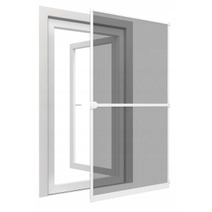 Moskitiera drzwi alu 100 x 215 biała