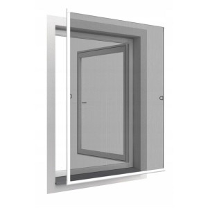 Moskitiera okno alu 120x140 biała