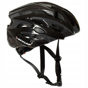 Kask rowerowy regulowany Dunlop MTB czarny r.M