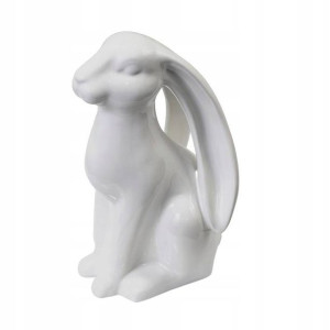 Figurka dekoracyjna porcelanowy zając wielkanocny