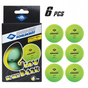 Piłeczki do tenisa stołowego Donic Jade 40 Glow In