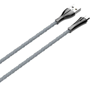 Kabel LDNIO LS462 USB-A/microUSB LED, 2m