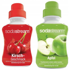 Syropy Do Sodastream Jabłko 500 Ml Wiśnia 375 Ml