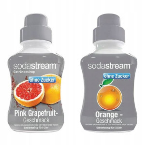Syropy Sodastream Pink Grejpfrut Zero Pomarańcza