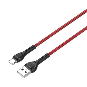 Kabel LDNIO LS482 USB-A/USB-C 2m (czerwony)