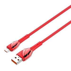 Kabel LDNIO LS661 USB-A/microUSB 1m, 30W (czerwony)