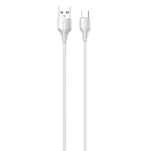 Kabel LDNIO LS540 USB-A/USB-C 2.4A, 0.2m (biały)