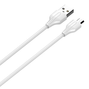 Kabel LDNIO LS541 USB-A/microUSB 2.1A, 1m (biały)