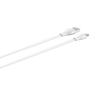 Kabel LDNIO LS551 USB-A/USB-C 2.1A, 1m (biały)