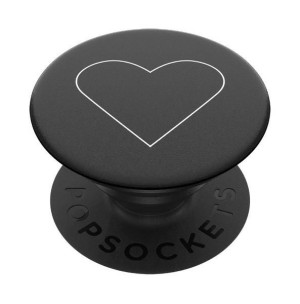 Uchwyt do telefonu POPSOCKETS 2 White Heart Black 800667