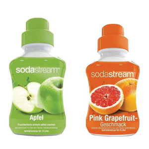 Syropy Sodastream Jabłko 500 Ml Grejpfrut 375 Ml