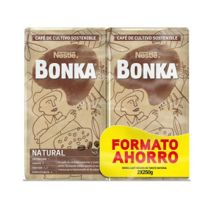 Kawa Mielona Bonka 2 x 250 g Naturalny