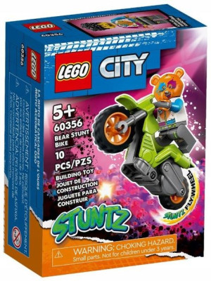 LEGO City 60356 Motocykl kaskaderski z niedźwiedzi