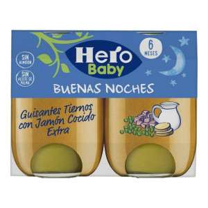 Słoiczek Hero Buenas Noches Szynka Groszek (2 x 190 gr)
