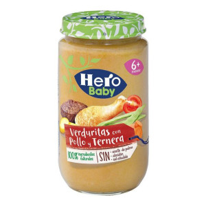 Słoiczek Hero Warzywa kurczak Wołowina (235 gr)