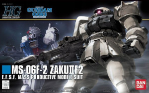 Figurka kolekcjonerska BANDAI HGUC 1/144 MS-06F-2