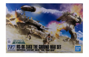 Hguc 1/144 Ms-06 Zaku The Ground War Set