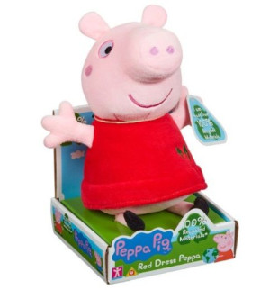 Peppa Eko Plusz 20cm Czerwona Sukienka PEP07356