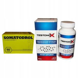 Somatodrol + Testonox Masa Siła Testosteron