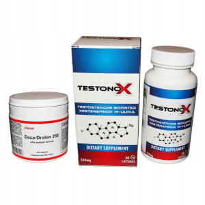 Testonox + Deca 200 Masa Siła Testosteron