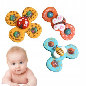Zestaw Fidget Spinner Dla Dzieci Z Przyssawką