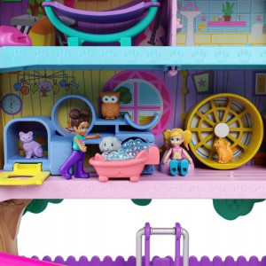Polly Pocket Przygody zwierzątek Domek na drzewie