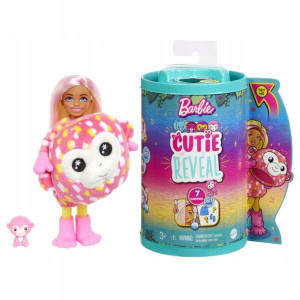 Barbie Cutie Reveal Chelsea Lalka Seria Dżungla Ma