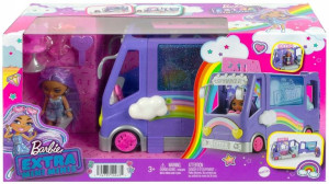 Barbie Extra Minibus koncertowy + Lalka Mini Minis