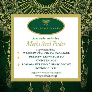 Methi Puder- Przeciwzapalny, Uśmierza Ból Mięśni