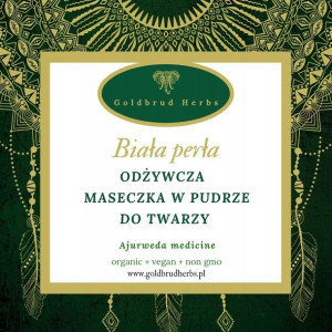 Biała perła - maseczka ROZJAŚNIAJĄCA do twarzy