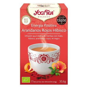 Infusion Yogi Tea Positive Energy Jagody Hibiskus (17 x1,8 g)