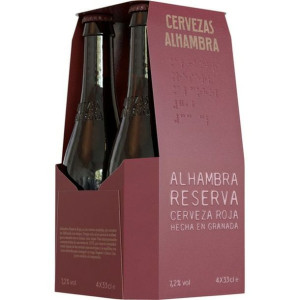 Piwa Alhambra 4 x  330 ml Czerwony