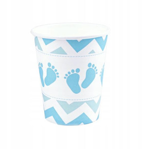 Kubeczki Niebieskie Baby Shower Chłopiec 6szt 02