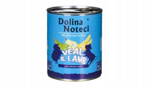 DOLINA NOTECI Superfood cielęcina jagnięcina 800g