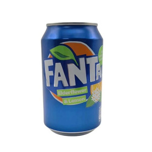 Fanta Elderflower Lemon 330ml - orzeźwiający napój gazowany