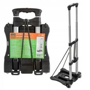 Wózek transportowy magazynowy składany 40kg RĄCZKA