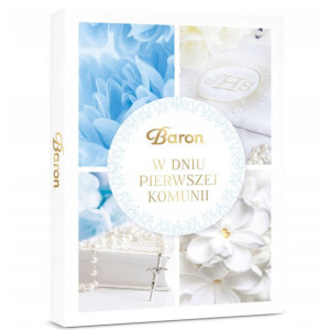 Baron Bombonierka Komunijna dla chłopca 195g