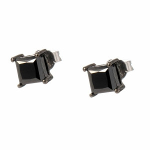 Kolczyki Damskie Sif Jakobs E5MSQ-BK-BK (0,5 cm)