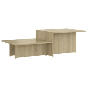 Stolik kawowy dąb sonoma 111,5x50x33 cm materiał drewnopochodny