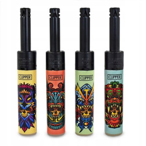 Zapalniczka Clipper minitube - Hispanic Skulls