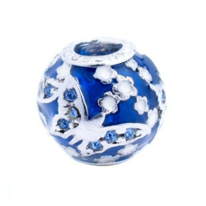 Paciorek Damski Viceroy VMM0232-33 Niebieski Biały Srebrzysty (1 cm)