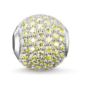 Paciorek Damski Thomas Sabo K0123-051-33 (1,10 cm) Kolor Zielony (1,1 cm)