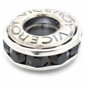 Paciorek Damski Viceroy VMM0244-05 Czarny Srebrzysty (1 cm)