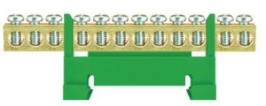 Listwa zaciskowa LZ 12/Z zielona Pawbol