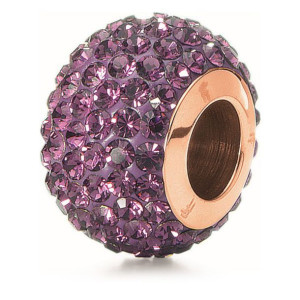 Paciorek Damski Folli Follie 3P0T023RX Fiolet (1 cm)