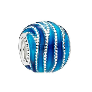 Paciorek Damski Pandora BLUE WAVE