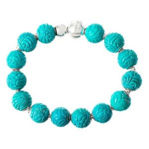Bransoletka Damska Thomas Sabo KT0146-869-17-L16 Niebieski Plata de ley
