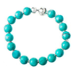Bransoletka Damska Thomas Sabo KT0149-869-17-L17 Niebieski Plata de ley